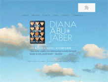 Tablet Screenshot of dianaabujaber.com